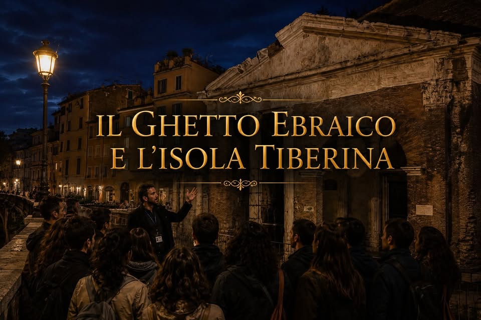 Evento Il Ghetto Ebraico di Roma e isola Tiberina Locandina Il Ghetto Ebraico di Roma e isola Tiberina - giovedì 24 settembre ore 11:00 - 13:00