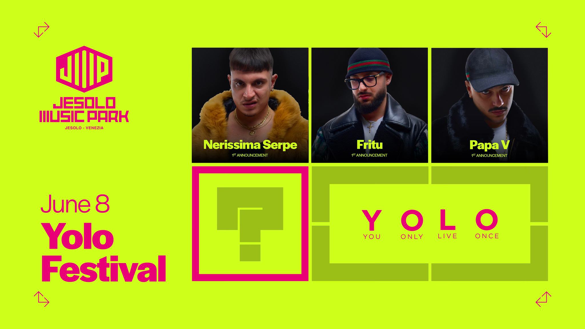 Jesolo Music Park | 08.06 – Blind ticket available NOW! May be an image of text
