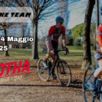 La Motha May be an image of 2 people, bicycle and text
