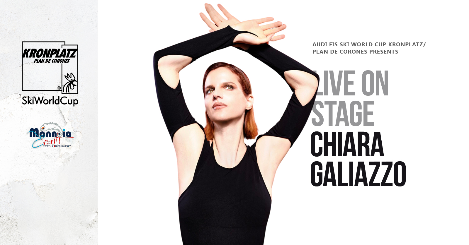 Evento Live Concert – Chiara Galiazzo Locandina Live Concert – Chiara Galiazzo - lunedì 20 gennaio ore 17:45 - 19:45