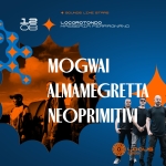 MOGWAI live al Locus 2025 May be an illustration of text