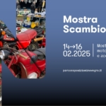 Mostra Scambio May be an image of motorcycle, scooter and text