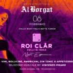 ROI CLÂR Night experience – Sabato 08.02.25 May be an image of 1 person, champagne and text