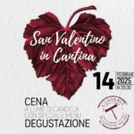 San Valentino in Cantina – Cena a lume di candela May be a doodle of heart and text
