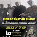Il grande rock anni 60/70 May be an image of 5 people, guitar and text that says '14 14FEBRAIO BEPPE BEPPEGUITARBAND GUITAR BAND 三 SRONDE KOCK A是 ما H 21:00 escluso prenotati esclusoprenotatia a cena 10.00€ prima consumazione BaBibAr industrial concept via g.mazzini gattico-veruno INFO 371 1409179 Veruno'