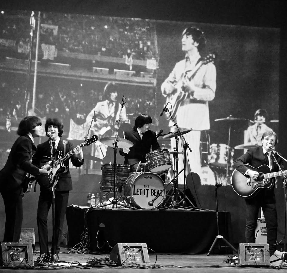 LET IT BEAT – Tributo ai Beatles May be an image of 6 people and guitar