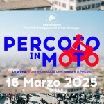 Percoto in Moto May be an image of motorcycle and text