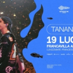 TANANAI – 19.07.2025 – Francavilla al Mare, Lungomare Francesco Paolo Tosti – Shock Wave Festival May be an illustration of 1 person and text