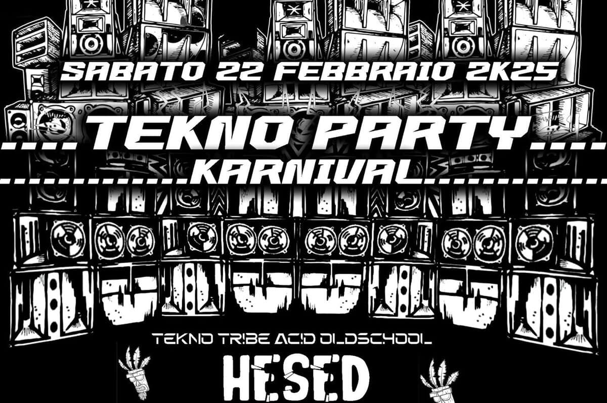 TEKNO PARTY – KARNIVAL May be an image of text