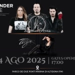 WONDERGATE FESTIVAL – APOCALYPTICA 🔥 May be an image of 3 people, guitar and text