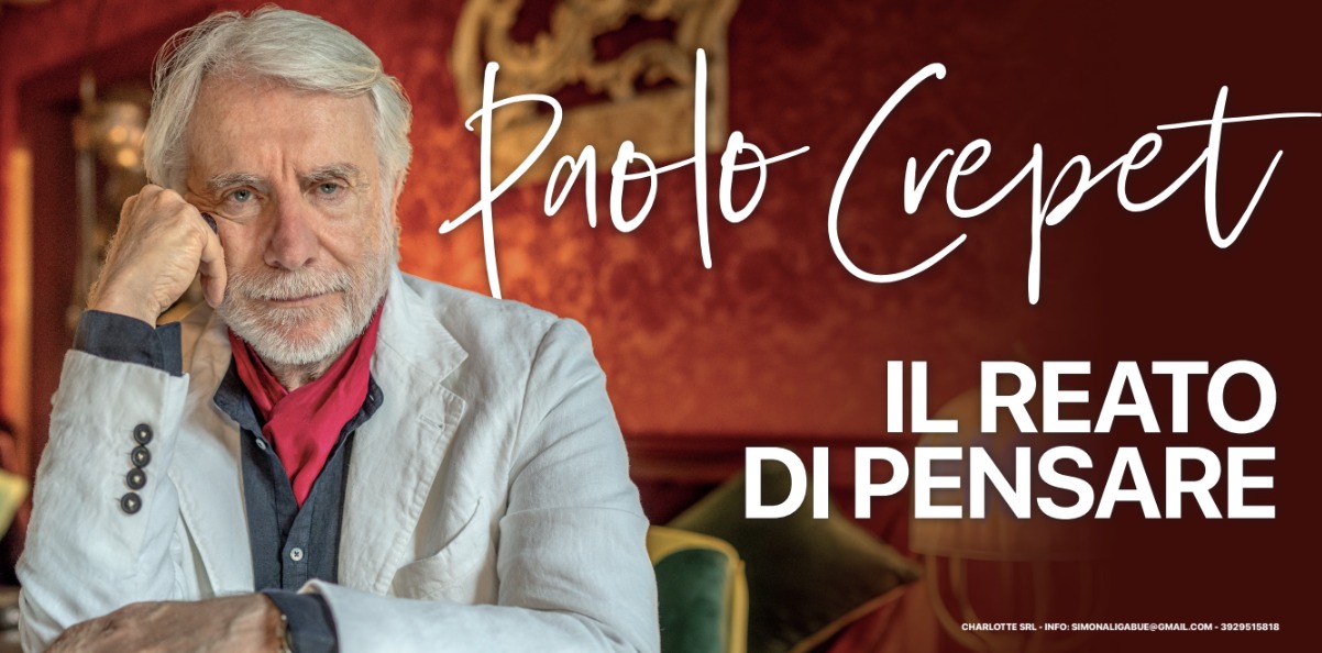 ZERO BRANCO (TV) – Villa Guidini – PAOLO CREPET – Il reato di pensare May be an image of 1 person and text