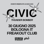CIVIC | BOLOGNA | Freakout Club Civic Bologna Freakout Club a Bologna (BO) il 30 giugno 2025