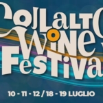 COLLALTO WINE FESTIVAL 2025 Potrebbe essere un'immagine raffigurante vino e il seguente testo "COlLaLTO W FesTival 10-11-12/18 91-81/21-7-01 12/18 19 LUGLIO"