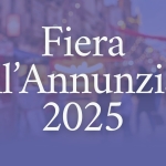 Potrebbe essere un'immagine raffigurante il seguente testo "千 マタト www.comme.viterbost ወደሽ ጠ Fiera dell' 'Annunziata 2025 25 marzo"