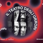IL TEATRO DEGLI ORRORI // MIND Festival Potrebbe essere un'immagine raffigurante 2 persone e il seguente testo "MND MIND25 LTEATRO DEGLI DEGL! FRO ORRORI Luglio 23 best_ _eventi MAGELLANO ー هد ASSOCONCERTI Montecosaro(MC) Montecosaro (MC)"