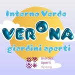 Interno Verde 🌹 Giardini aperti a Verona 2025 Potrebbe essere un disegno raffigurante il seguente testo "Interno Verde VERONA VER giardini aperti Giardini Aperti Verona อ"