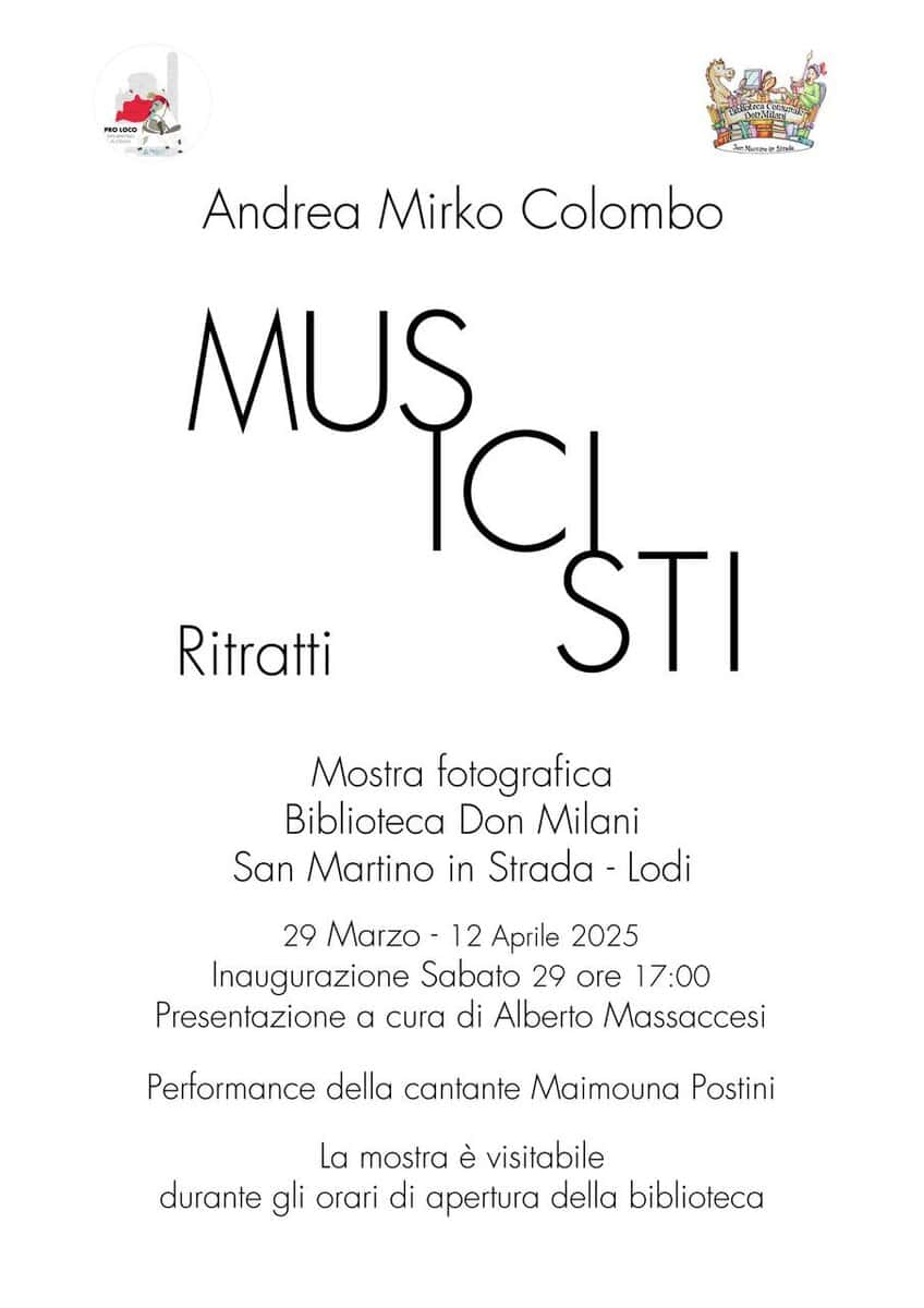 Musicisti – Ritratti Potrebbe essere un'immagine raffigurante testo