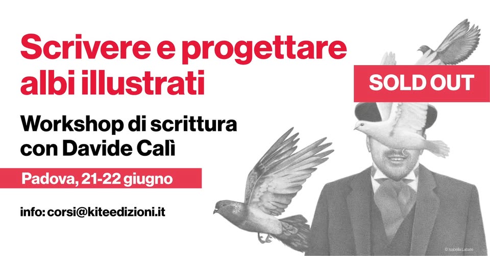 SCRIVERE E PROGETTARE ALBI ILLUSTRATI con Davide Calì Potrebbe essere un'immagine raffigurante 1 persona e testo