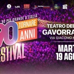 Voglio Tornare Negli Anni 90 ® – Il Festival • Teatro delle Rocce, Gavorrano (GR) Voglio Tornare Negli Anni 90 – Il Festival – Teatro delle Rocce, Gavorrano (GR) a Gavorrano (GR) il 19 agosto 2025