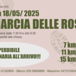 45° Marcia delle rose San Bortolo di Arzignano Potrebbe essere un'immagine raffigurante il seguente testo "San Bortolo di Arzignano (VI) Domenica 18/05/ 2025 45^ MARCIA DELLE ROSE Iscrizioni e partenza libera dalle 7:30 fino alle 9:30 presso il piazzale adiacente alla chiesa IMPERDIBILE NOVITÀ CULINARIA ALL'ARRIVO!!! 7km 11km 15 15km km Per info: Federico 335 6192800 Marco 335 6683889 Massimo 3473109544"