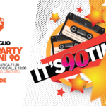 Potrebbe essere un'immagine raffigurante bevanda e il seguente testo "® MUSIC UTTI ЛOmO + SABATO ٥ 5LUGLIO IL PARTY ANNI 90 INIZIO MUSICA 21:30 AREA FOOD DALLE 19:00 LSTUTIMAE IT'S INGRESSO GRATUITO ARCADE TREVISO"