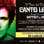 CANTO LIBERO – Omaggio a Battisti e Mogol ● Parco di Villa Guidini ● 27 giugno 2025 Potrebbe essere un'immagine raffigurante 1 persona e il seguente testo "Il Tour del Decennale LIBERO Omaggio alle canzoni di BATTISTI & MOGOL LUIGI FABIO RED" RO8SO Voce VIANELLI Direziona mus calo CAMPO EMAN GRA DAFEO GRAFITTI ALESSANDRO SALA Basso programmazione LUCA PICCOLO astiere IMMY BOLCO Batteria MARCO VATTOVANI ebatterio ALESSANDRO SCOLZ ianoforle JOY JENKINS MICHELA GRILLI Voce JAN BARUCA ngegnere del suono VENERDÌ 27 GIUGNO 2025 PARCO DI VILLA GUIDINI ZERO BRANCO (TV) VIGNAPR CONIL PATROCINID CON ONTRIEUTO BRANCO Inwolkbaitzicne.con hnabaneicnerenASSOCIAZIONE CULTURALE CREAVALORE"