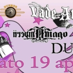DUÆL//IMAGO IMPERII//VADE ARATRO Live@Bunker Potrebbe essere un disegno raffigurante testo