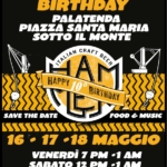 🍻✨HAMMER 10Th BIRTHDAY!✨🍻 Hammer 10Th Birthday! a Sotto il Monte Giovanni XXIII (BG) il 16 maggio 2025