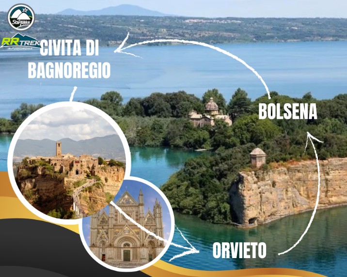 IL CAMMINO DELL INTREPIDO LARTH con STARTREKK Potrebbe essere un'immagine raffigurante il seguente testo "DUT สู L intrepido Larth Storia di un guerriero etrusco Orvieto Museo Claudio Faina e Museo archeologico nazionale"