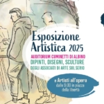 Inaugurazione Esposizione Artistica 2025 di Arte sul Serio e artisti all’opera Potrebbe essere un'immagine raffigurante il seguente testo "INAUGURAZIONE 27 APRILE ORE 17:00 Esposizione Artistica 2025 AUDITORIUM CUMINETTI DI ALBINO DIPINTI, DISEGNI, SCULTURE DEGLI ASSOCIATI DI ARTE SUL SERIO organizzato da ABSOCIADONE CULTURALE RTE sul serio con patrocinio di e Artisti all' opera dalle 9:00 in piazza della libertà মান্ার ALBINO Cma 6MORONI Fondazione Fondazion ne LESTER"