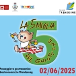 Potrebbe essere un'immagine raffigurante pasta e il seguente testo "- |Borghi いiレi HCCN dhalia T4cИoHE . o4иAR TREMOSINE BACABЛ PRO LOCO TREMOSINE 45mbl ĐN O CHIỐK 02/06/2025 Passeggiata gastronomica Gastronomische Wanderung"