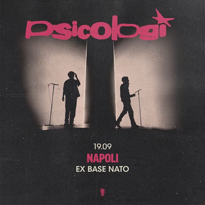Potrebbe essere un'immagine raffigurante 2 persone e il seguente testo "psicologi 1 19.09 NAPOLI Χ BASE EXBASENATO NATO"