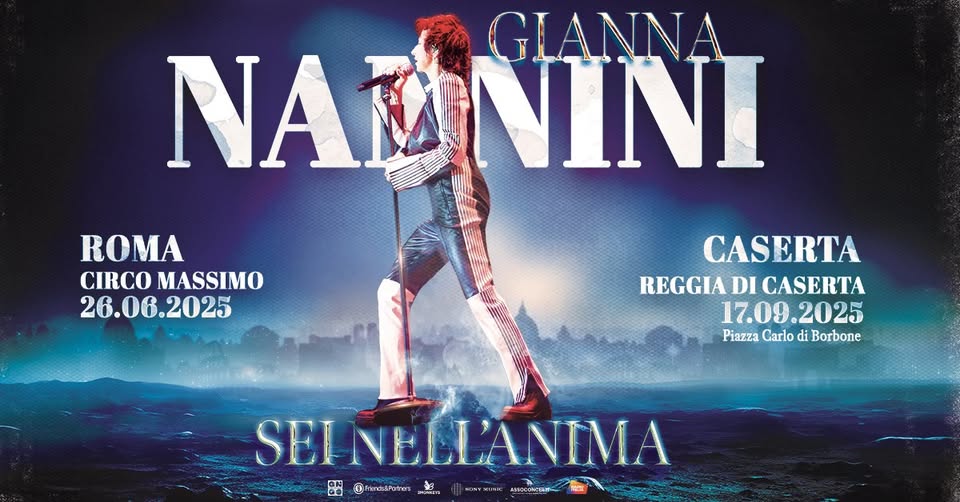 Sei Nell’Anima / Circo Massimo Roma Potrebbe essere un'immagine raffigurante 1 persona e testo