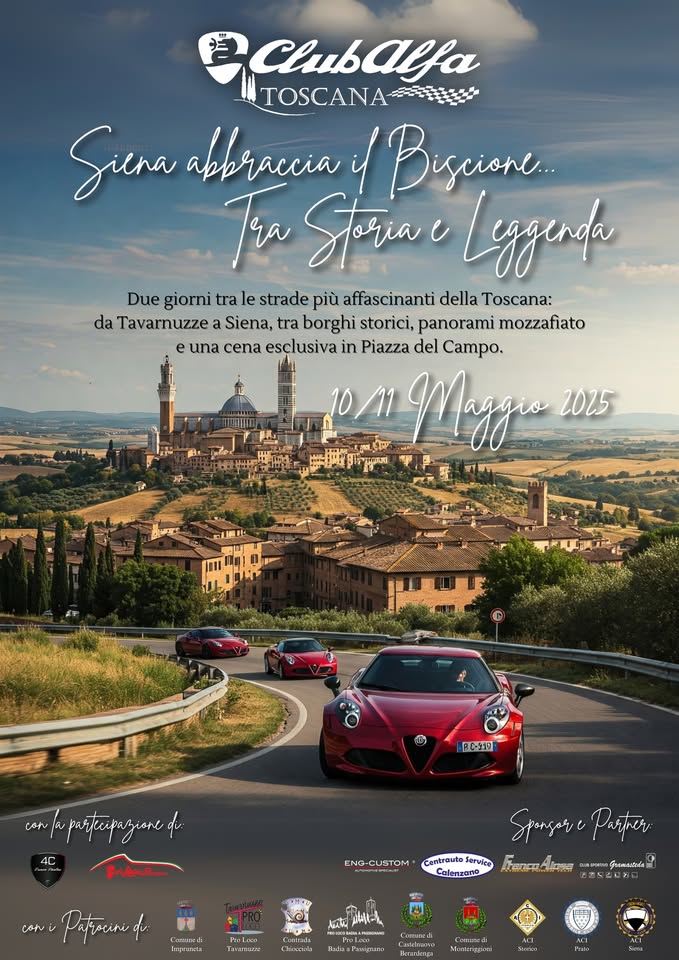 Evento Siena Abbraccia il Biscione… Tra Storia e Leggenda Locandina Siena Abbraccia il Biscione… Tra Storia e Leggenda - da venerdì 9 maggio - domenica 11 maggio 2025 ore 16:30 ore 16:00
