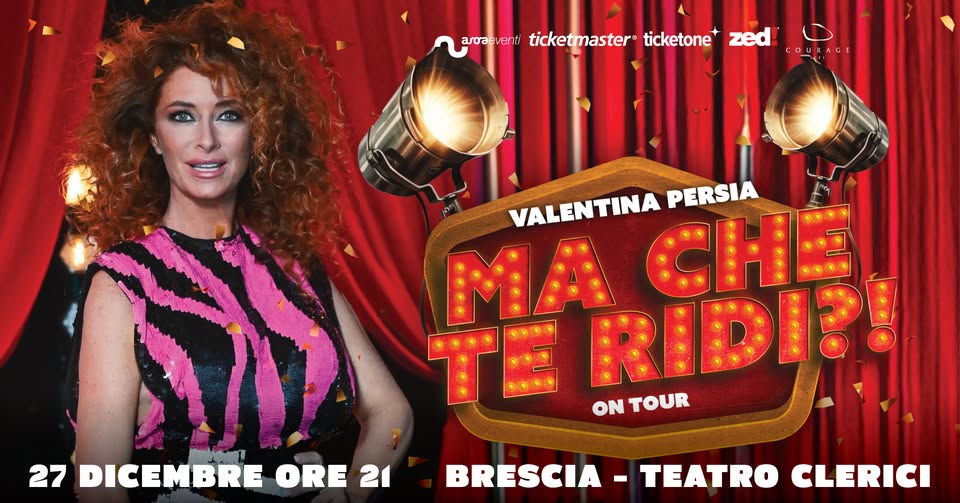 Valentina Persia – Ma Che Te Ridi?! Potrebbe essere un'immagine raffigurante altoparlante e illuminazione