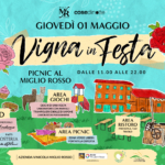 VIGNA in FESTA ☀️ Pic-Nic del 1 Maggio al Miglio Rosso Potrebbe essere un'immagine raffigurante il seguente testo "MInHac cosedinette tte GIOVEDÌ 01 MAGGIO Vigna in Festa PICNIC AL DALLE 11.00 ALLE 22.00 MIGLIO ROSSO AREA FOOD AREA GIOCHI GIOCHID GIOCHIDIUNAVOLTA CONANIMALI ICON TRAMPONE RICONAN BOLLE ANIMALI DLCADO LABORATORIPERBAMBINI LABORATORI PERBAMBINI PIATTI CRICLIATA CORNER CORNERDOLCI อนจัน CARBONI ARDENTI NM MURER OSTERIA تممه_رم نسسع AREA RISTORO TUO TAVOLO AREA PICNIC ZONAV ZONAVERDELIBERA PORTATILACOPERTA MUSIC ALL DAY LONG LIVE BAND UVEBAND&DISET DJSET |AZIENDAVINICOLAMIGLIOROSSO AZIENDA MANHIANEGN 별소포점' DIATTICIE ちを"