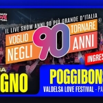 Voglio Tornare Negli Anni 90 ® • Valdelsa Love Festival, Poggibonsi (SI) Voglio Tornare Negli Anni 90 – Valdelsa Love Festival, Poggibonsi (SI) a Poggibonsi (SI) il 8 giugno 2025
