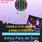 Antica Fiera del Soco con Fellynium & Peruzzi Antica Fiera del Soco con Fellynium & Peruzzi a Grisignano di Zocco (VI) il 15 settembre 2025