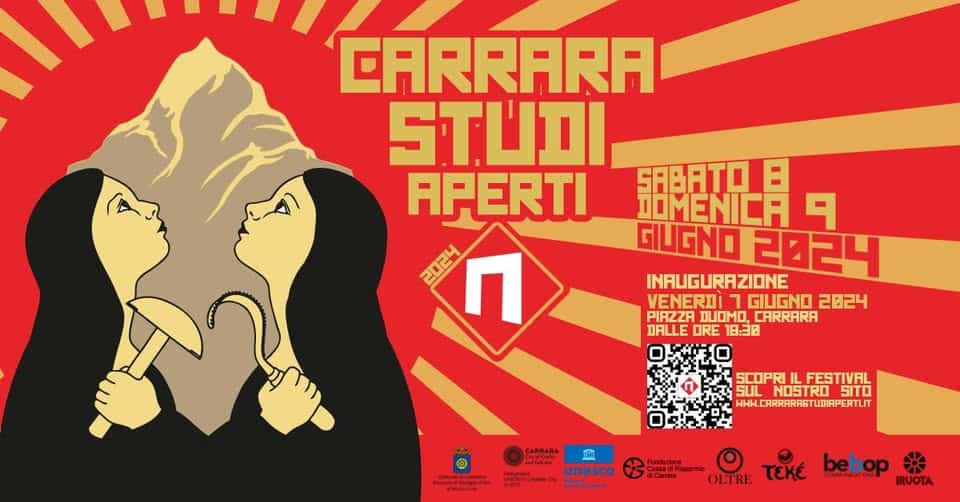 Carrara Studi Aperti 2024 Nessuna descrizione della foto disponibile.