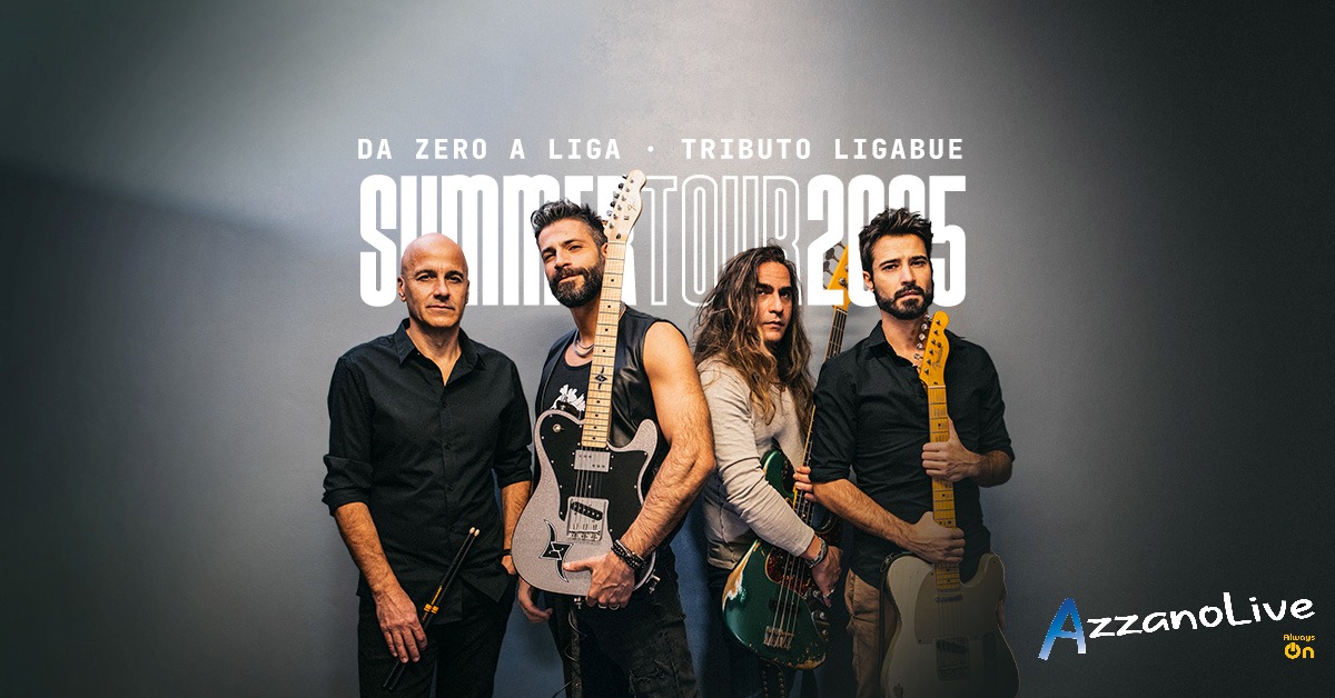 Evento Da Zero A Liga – Tributo Ligabue – Castel D’azzano (Vr) Locandina Da Zero A Liga – Tributo Ligabue – Castel D’azzano (Vr) - domenica 22 giugno ore 21:30 - 23:30