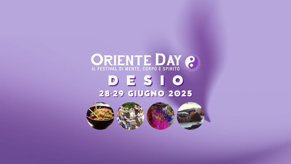 ☯️ ORIENTE DAY ☯️ DESIO Potrebbe essere un contenuto grafico raffigurante testo