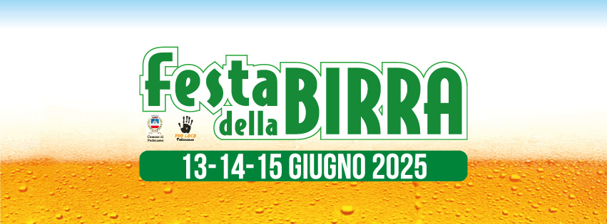 FESTA DELLA BIRRA 2025 /// PODENZANO Potrebbe essere un'immagine raffigurante bevanda e il seguente testo "festaBIRRA خلماب FRLOcO della BIRRA festa (번들 13- 13-14-15 14- GIUGNO 2025"