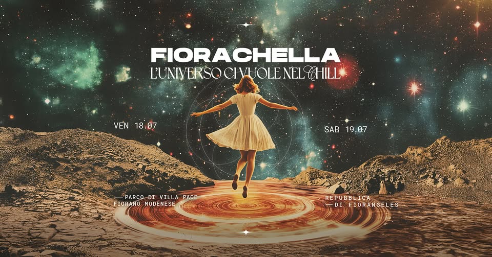 Evento Fiorachella Music Festival 2025 Locandina Fiorachella Music Festival 2025 - da venerdì 18 luglio - sabato 19 luglio 2025 ore 19:00 ore 01:30