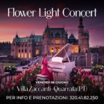 Flower Light Concert: Un Concerto tra Fiori e Luci Incantate – Villa Zaccanti – Quarrata (PT) Potrebbe essere un'immagine raffigurante 1 persona e il seguente testo "Flower Light Concert HT VENERDI 06 GIUGNO VillaZaccanti- Zaccanti-Quarrata(PI Villa Quarrata(PT (PT) PER INFO E PRENOTAZIONI: 320.41.82.250"
