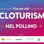 Forum del Cicloturismo nel Pollino Potrebbe essere un'immagine raffigurante il seguente testo "Forum del CICLOTURISMO NEL POLLINO un evento di BIKENOMIST catasta POLLINOBIKE festival ARAGONESI SNES"