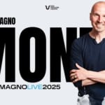 MONTEMAGNO TOUR 2025 Potrebbe essere un contenuto grafico raffigurante 1 persona e il seguente testo "SAVA SAVA SAVA PROD CRFATIVE PRODUZION RODur MARCO MONTEMAGNO MON MONTEMAGNOLIVE2025"