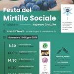 OTTAVA EDIZIONE DELLA FESTA DEL MIRTILLO SOCIALE Festa del Mirtillo 2025 – Montebelluna a Montebelluna (TV) il 15 giugno 2025