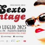 Potrebbe essere un'immagine raffigurante 1 persona, occhiali e il seguente testo "ANNUALE LUGLIO 2025- ANNO Vintage Sexto XIII 18.19.20 LUGLIO 2025 SESTO AL REGHENA （PN) PIAZZETTA BUROVICH MUSIC DANCE FOOD DRINK MERCATINO SECOND HAND REMAKE VINTAGE...AND MORE!! sextovintage.it O sextovintage -Sameages SORTL f sexto sextovintage . O15NO esnkrstdostioud ス 向通 Free Event"