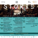 STORIE, Rassegna di teatro e Musica II Edizione – Ura Teatro – Tagliatelle Stazione Ninfeo Potrebbe essere un contenuto grafico raffigurante 1 persona e testo