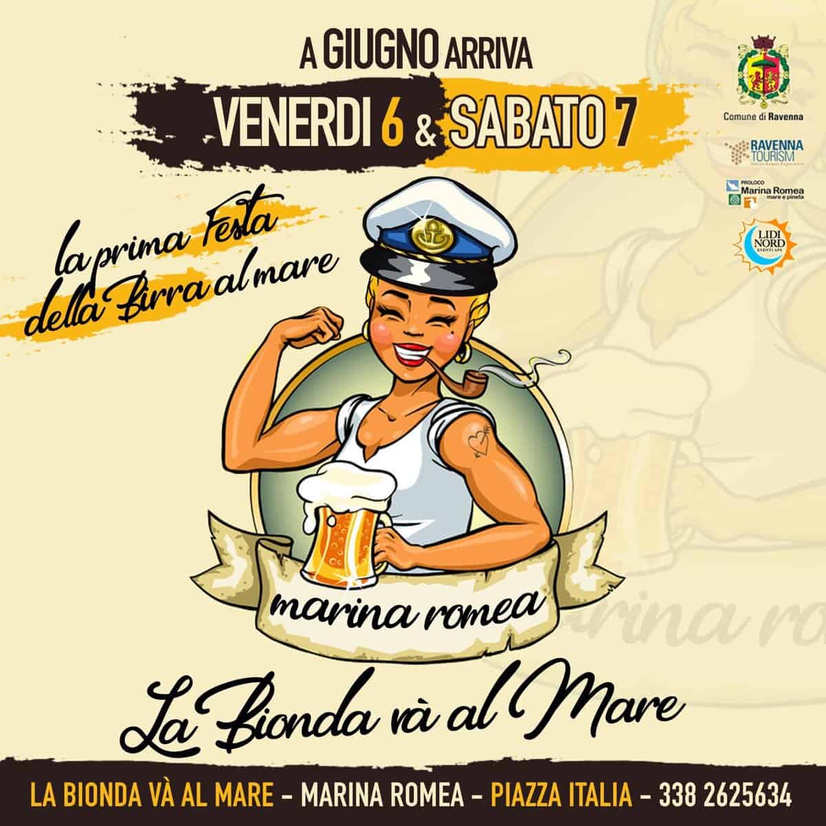 Evento Ven 6 E Sab 7 Giugno La Bionda Va Al Mare Marina Romea Locandina Ven 6 E Sab 7 Giugno La Bionda Va Al Mare Marina Romea - venerdì 6 giugno ore 18:00 - 00:00